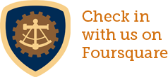 Check in with us on Foursquare